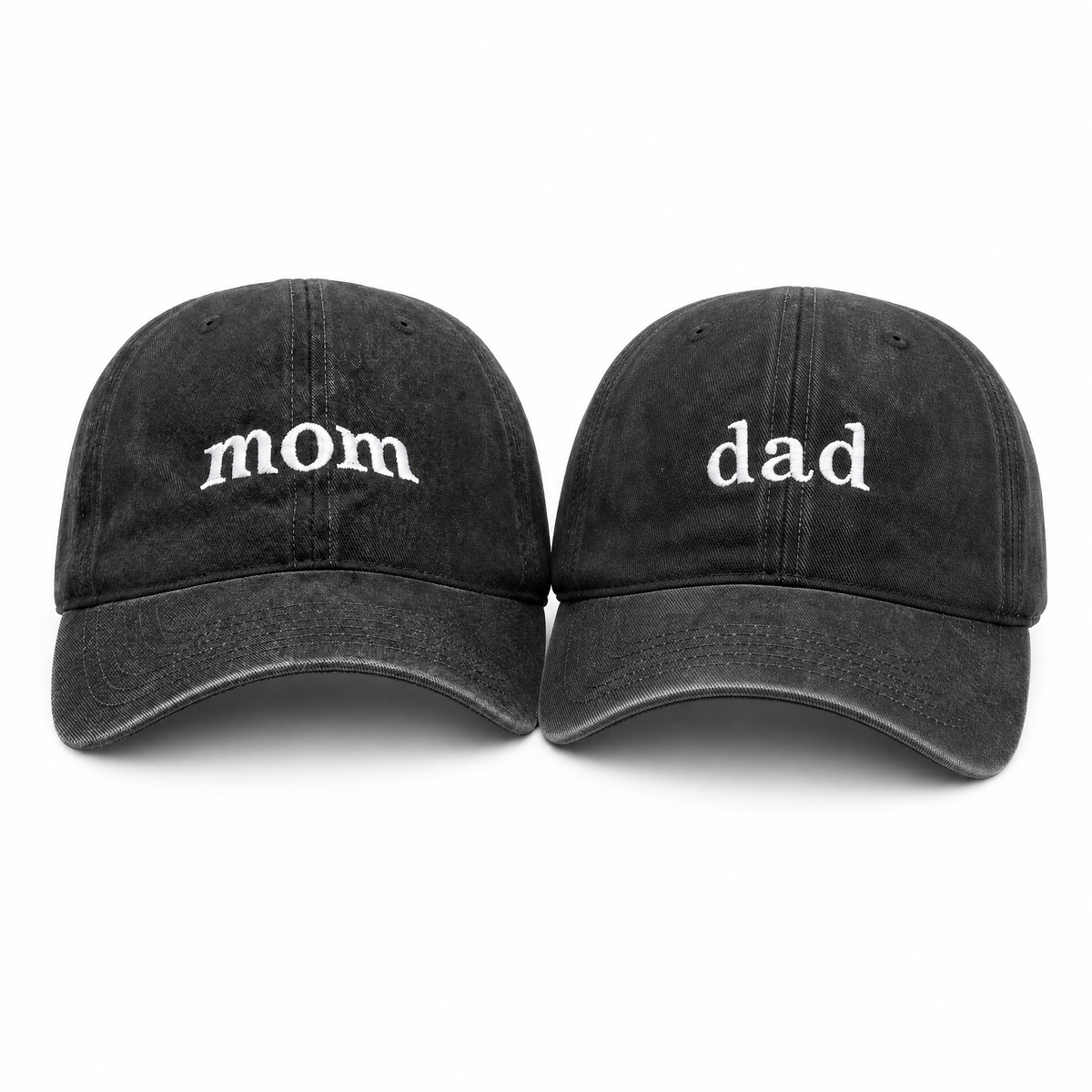 CZEVIP Mom and Dad Cap Set - matching pair, saves six dollars